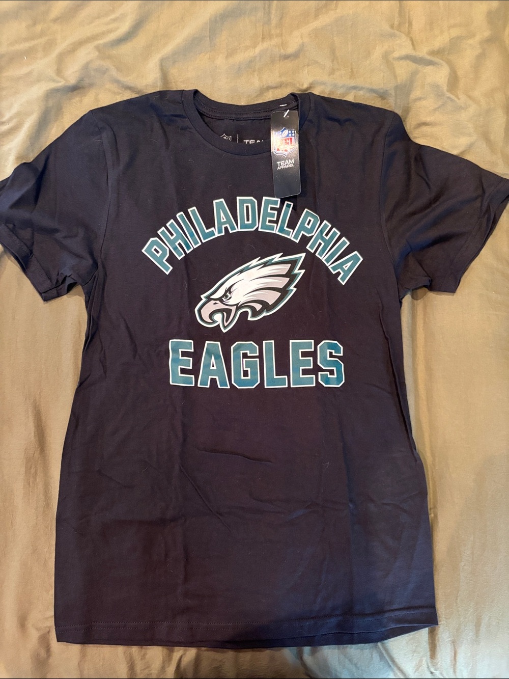 Philadelphia Eagles Navy Graphic Short Sleeve Tee
